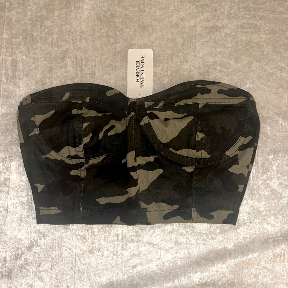Camo Crop Top